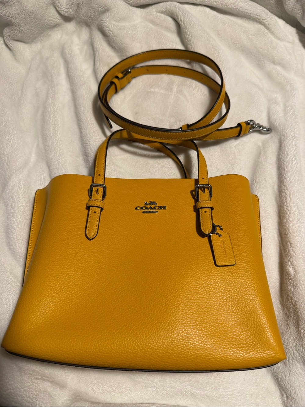 COACH Mollie Tote Bag 25 - Double face leather -NWOT